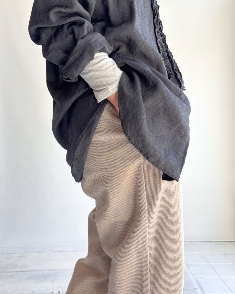 11WALE CORDUROY EASY TAPERED PANTS Beige