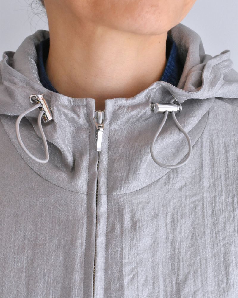 シャイニー フーディブルゾン LightPurple