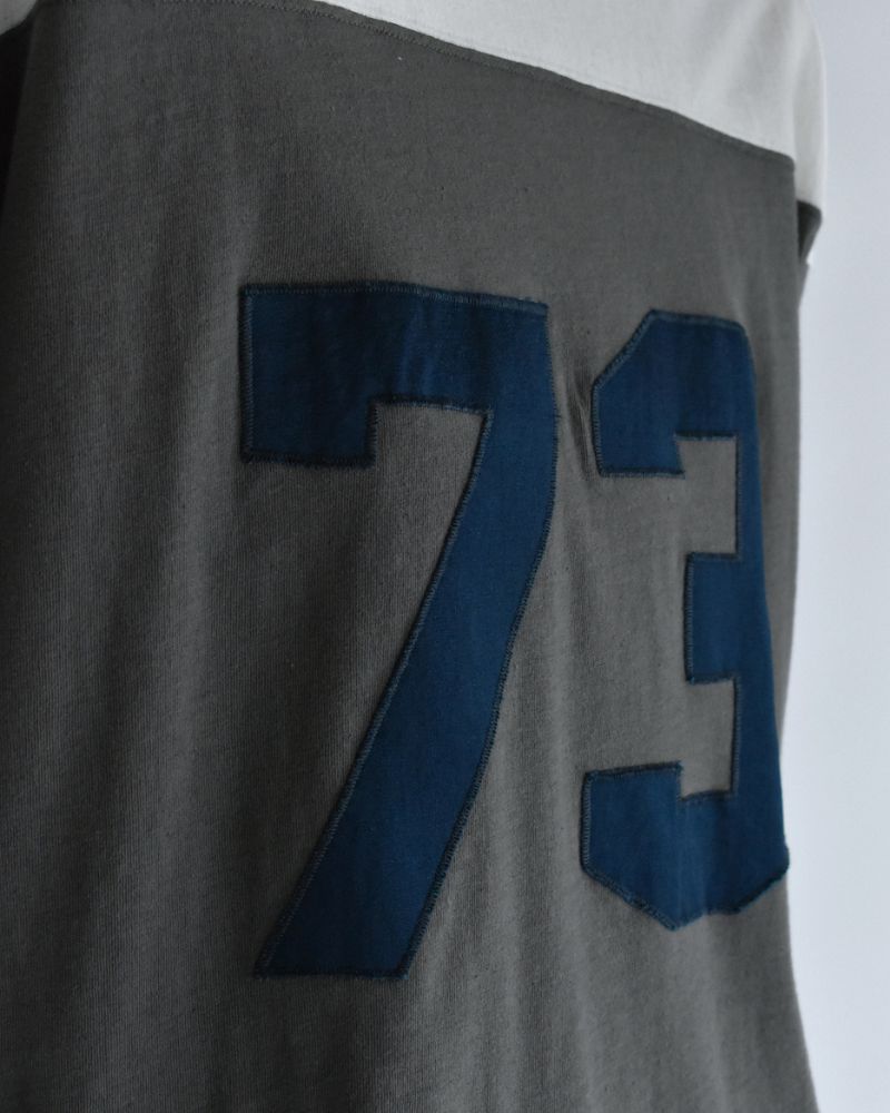 ナンバリング ワイドTシャツ Gray