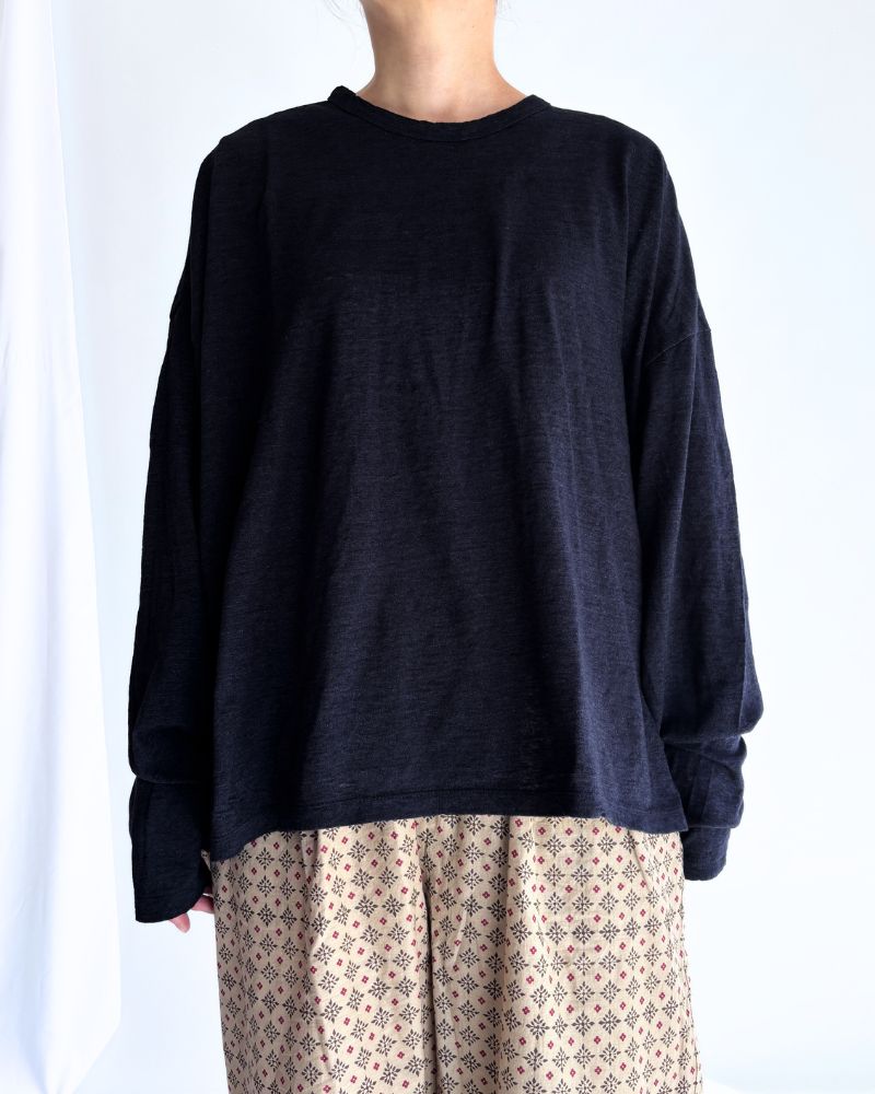 ジャージー ルーズプルオーバー