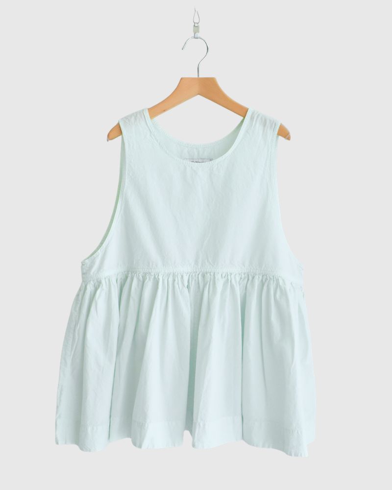 ノースリーブギャザートップス MintGreen