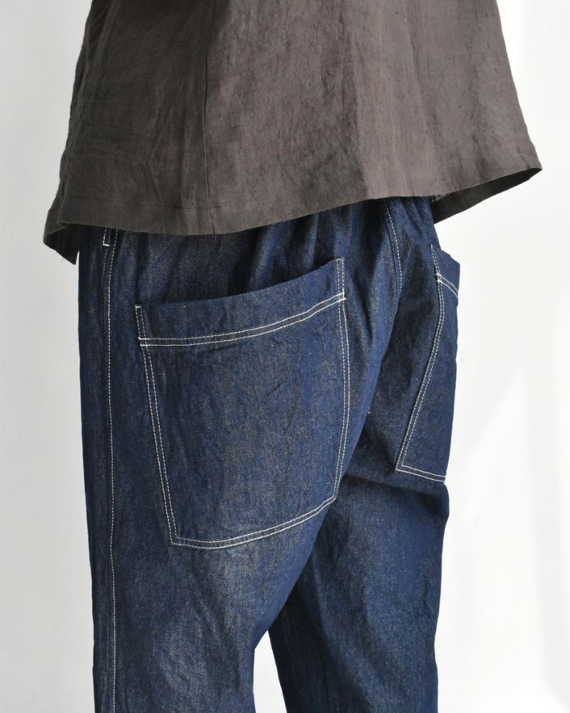 ビックポケットペグトップパンツ (DENIM) Indigo