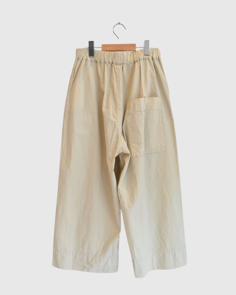 シュリンクワイドパンツ Beige
