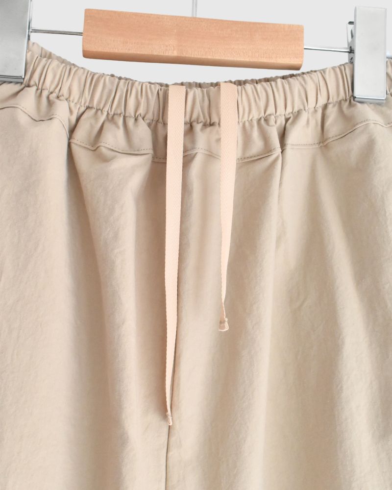 ヴィンテージコットン オーバルパンツ Beige