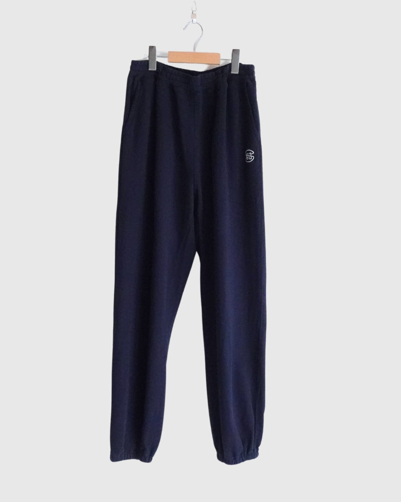 ウラケ GRVYCLRS アップリケ ロングパンツ (MENS) Navy
