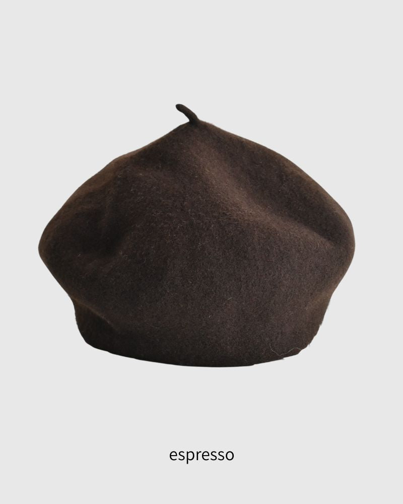 Woollen roll up Beret