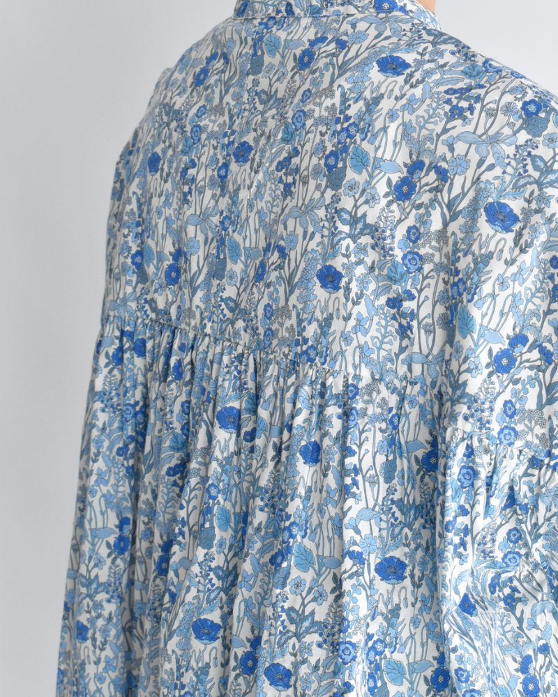 LIBERTY PRINT シャツブラウス Nazuna