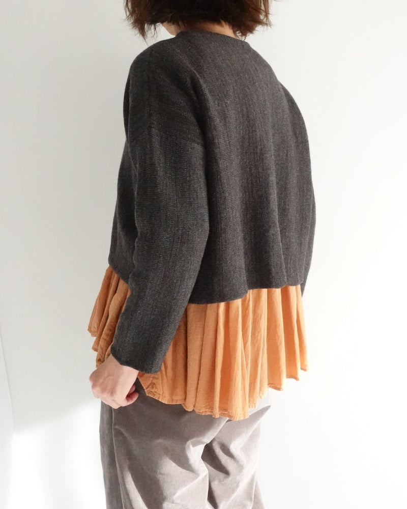 ボトルネックボイルニット Brown