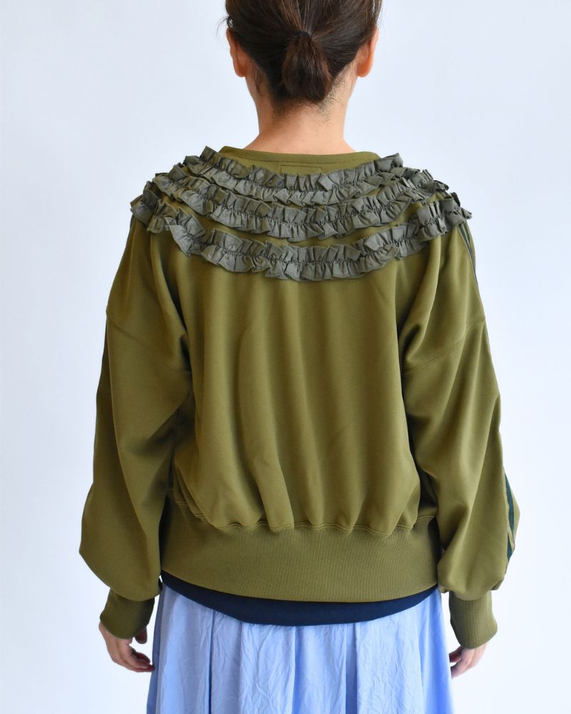 トラックフリルカーデ Khaki