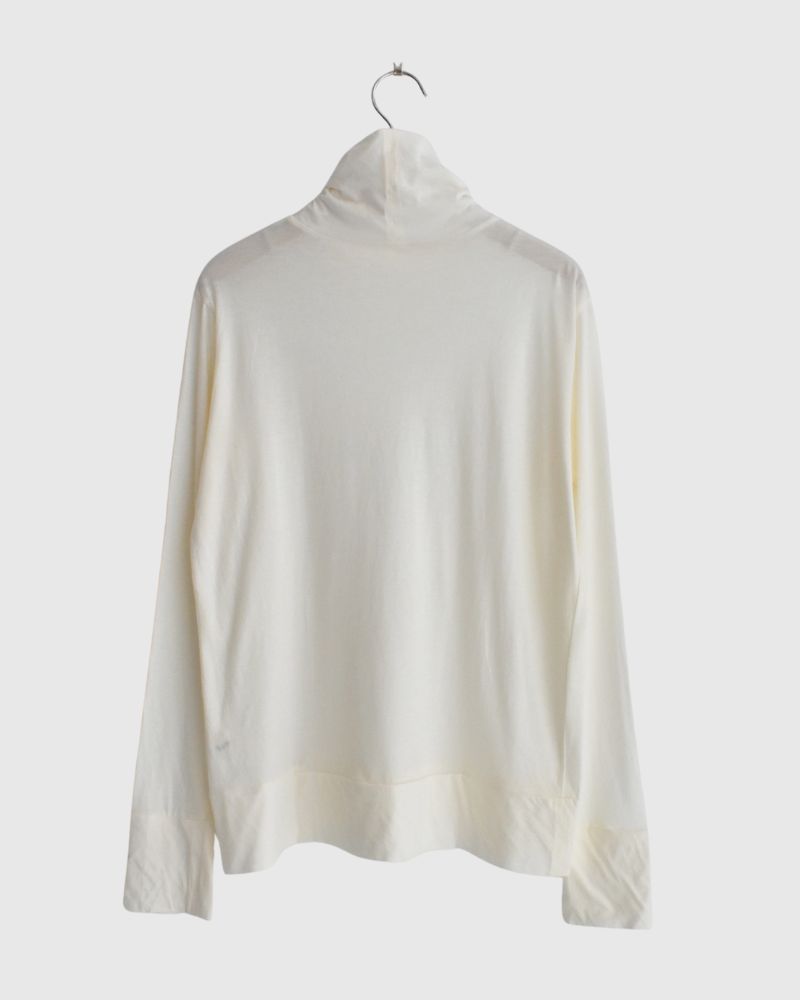 フェザーコットン天竺 タートルネックインナー