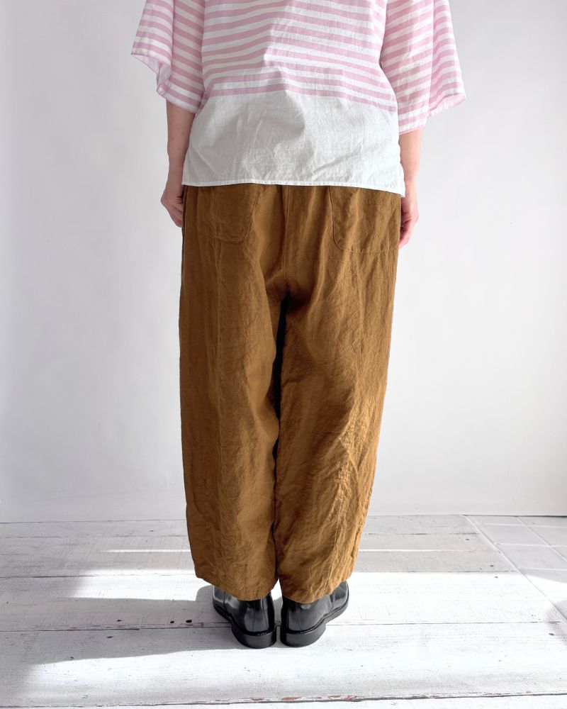 【予約】MS/F G1184 40/リネン チャーリーパンツ（6月初旬 - 6月中旬）