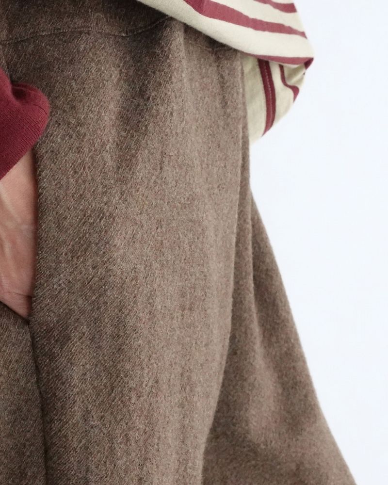 ウールパンツ Brown