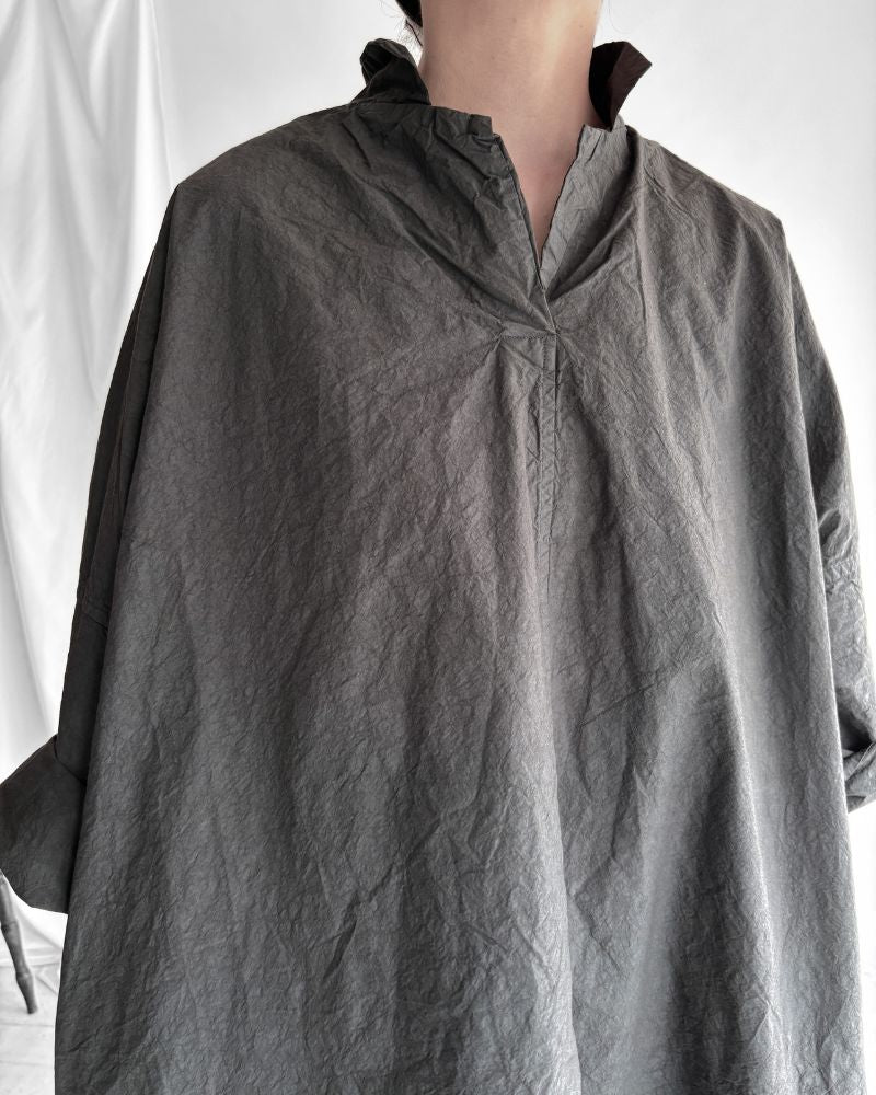 コットンワイドシルエットワンピース Gray
