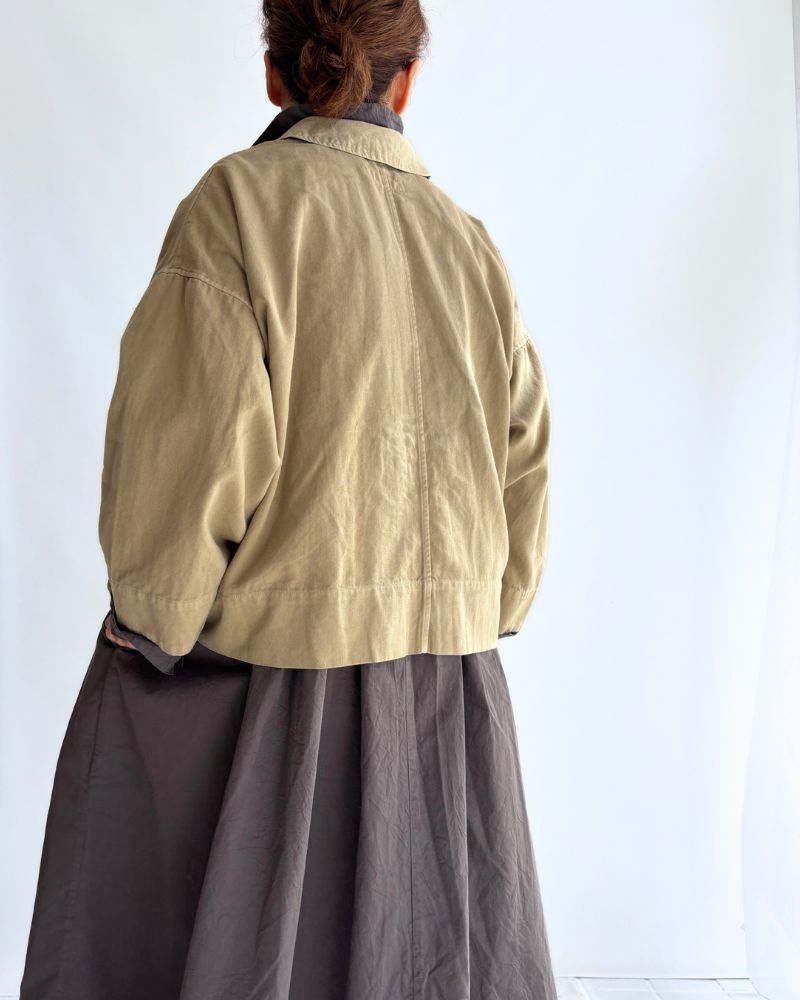 ソフトツイルシャツ Beige