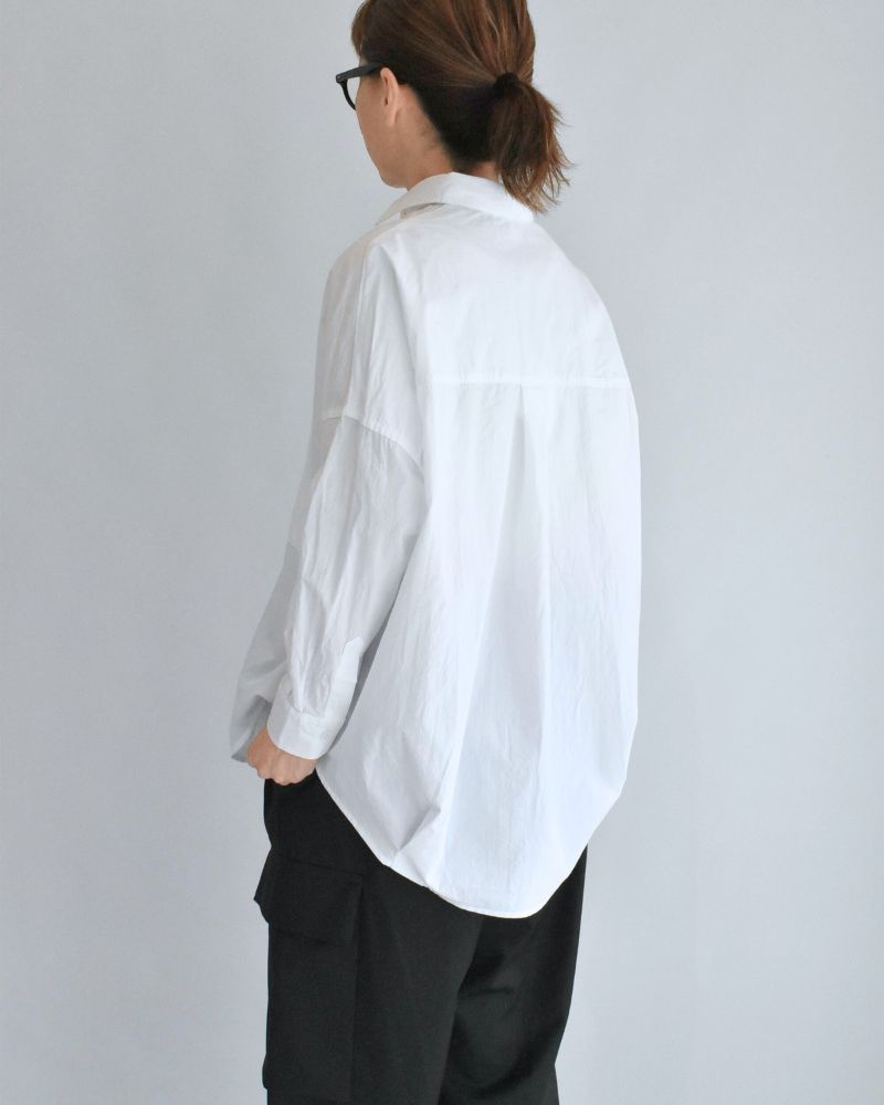 タックコクーンシャツ White