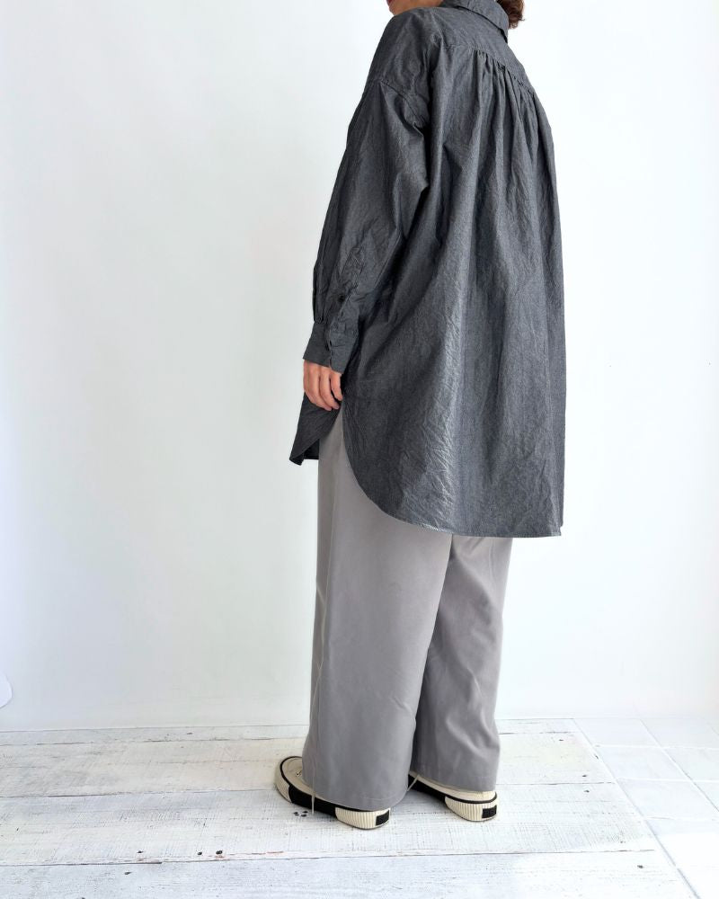 タイムレスロングシャツ Indigo