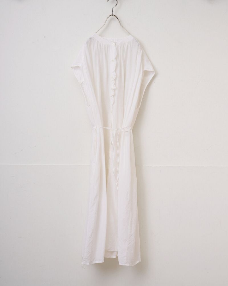 【予約】MS/F G1183 タイニーフリルノースリーブギャザードレス（5月末 - 6月初旬）