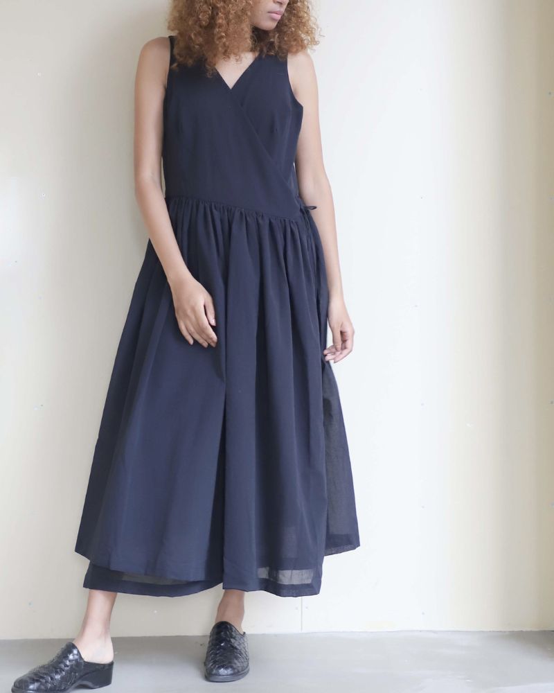 【予約】S/S 8A002 カシュクールワンピース（4月）