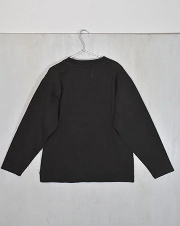 【sale】CANVAS "E" L/S TEE Black　140cm