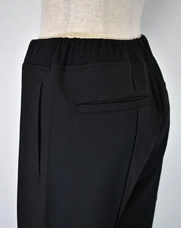 【sale】CREASE EASY TROUSERS Black　1