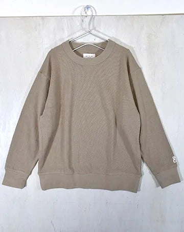 【sale】ORGANIC HONEYCOMB C/N TEE Beige　130cm,140cm