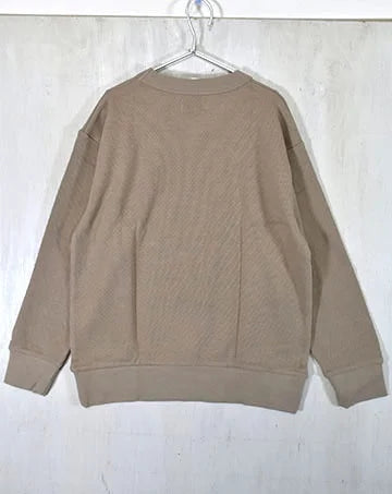 【sale】ORGANIC HONEYCOMB C/N TEE Beige　130cm,140cm