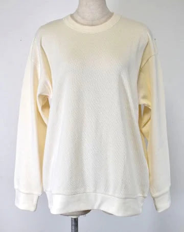 【sale】ORGANIC HONEYCOMB C/N TEE OffWhite　1