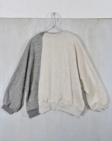 【sale】2トーンドルマンカットソー Oatmeal　130cm