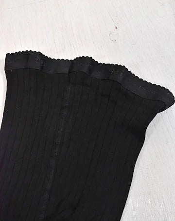 Cotton rib tights