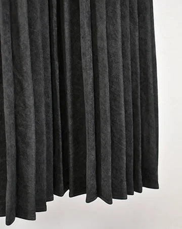 【sale】ACCORDION SKIRT "RITS" Black