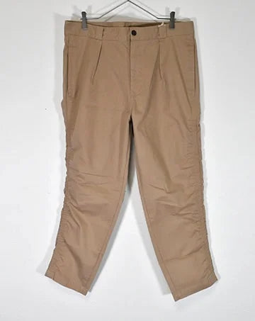 【sale】SIDE SHIRRING TROUSERS”MAX" Beige