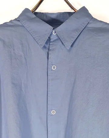 【sale】THREE NEEDLE STITCH UTILITY SHIRT "PACAS" Blue