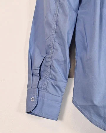 【sale】THREE NEEDLE STITCH UTILITY SHIRT "PACAS" Blue