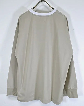 【sale】OG CLEAR COTTON CLERIC L/S TEE MgGray　1,2