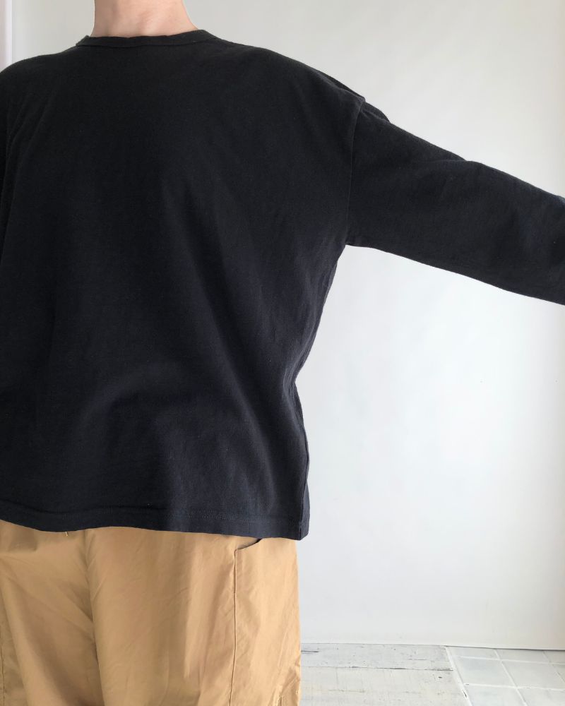 ジャージー プルオーバー Black