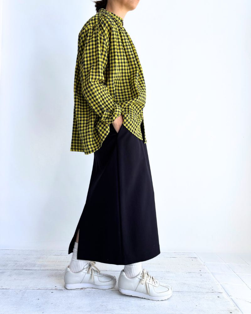 ギンガムチェック シャツ Yellow