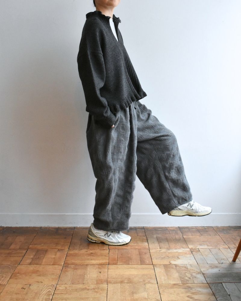 【予約】 F/W RS 028 スキッパーフリルニットプルオーバー（10月初旬 - 10月中旬）