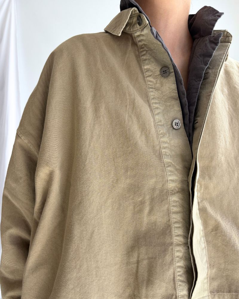 ソフトツイルシャツ Beige