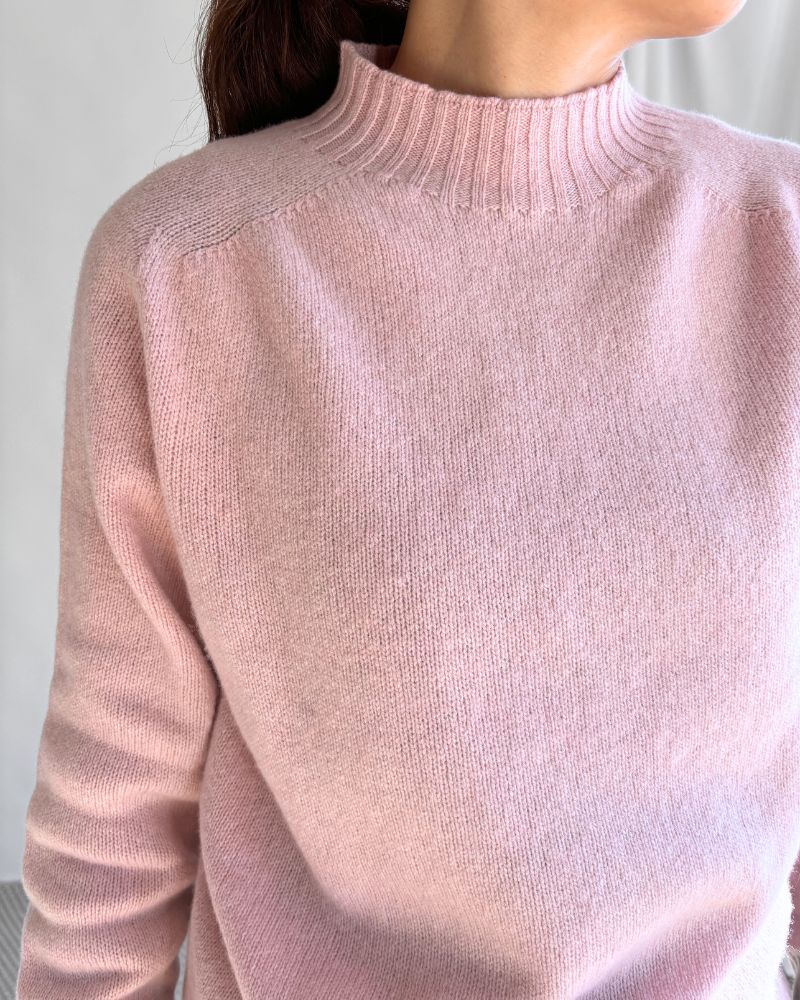 2ply Highgaze Highneck Knit Nymph(BabyPink)