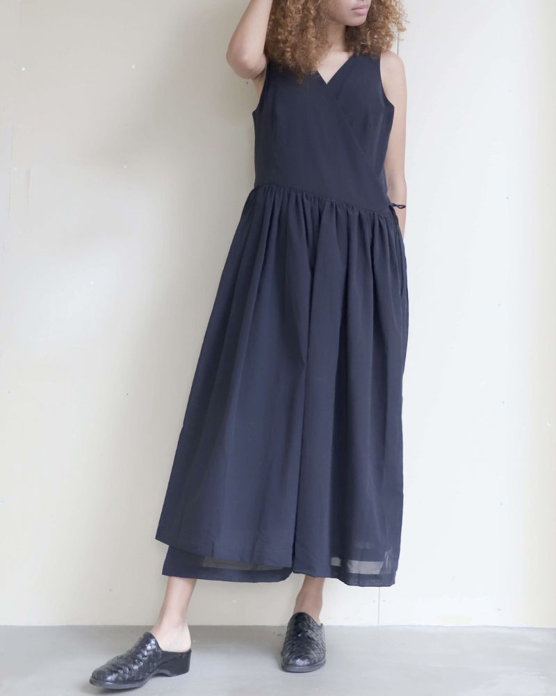 【予約】S/S 8A002 カシュクールワンピース（4月）