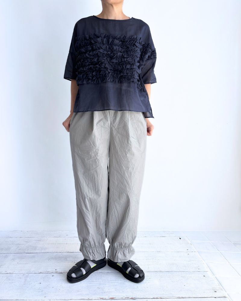 ヘムフリルパンツ Gray