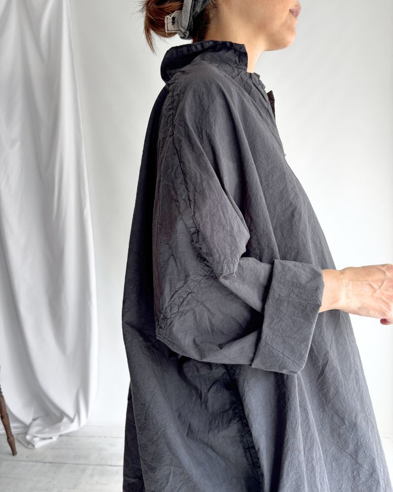 コットンワイドシルエットワンピース Gray