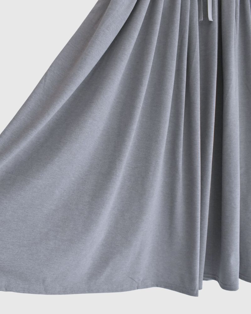 UVカット ギャザースカート Gray