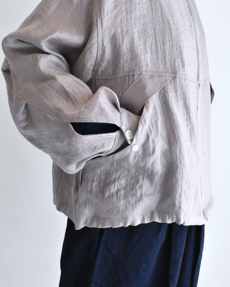 シャイニー フーディブルゾン LightPurple