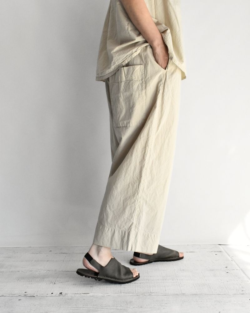 シュリンクワイドパンツ Beige