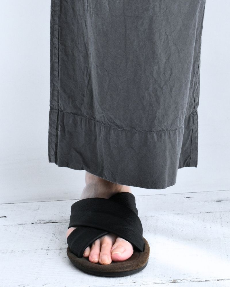 シュリンクワイドパンツ Gray
