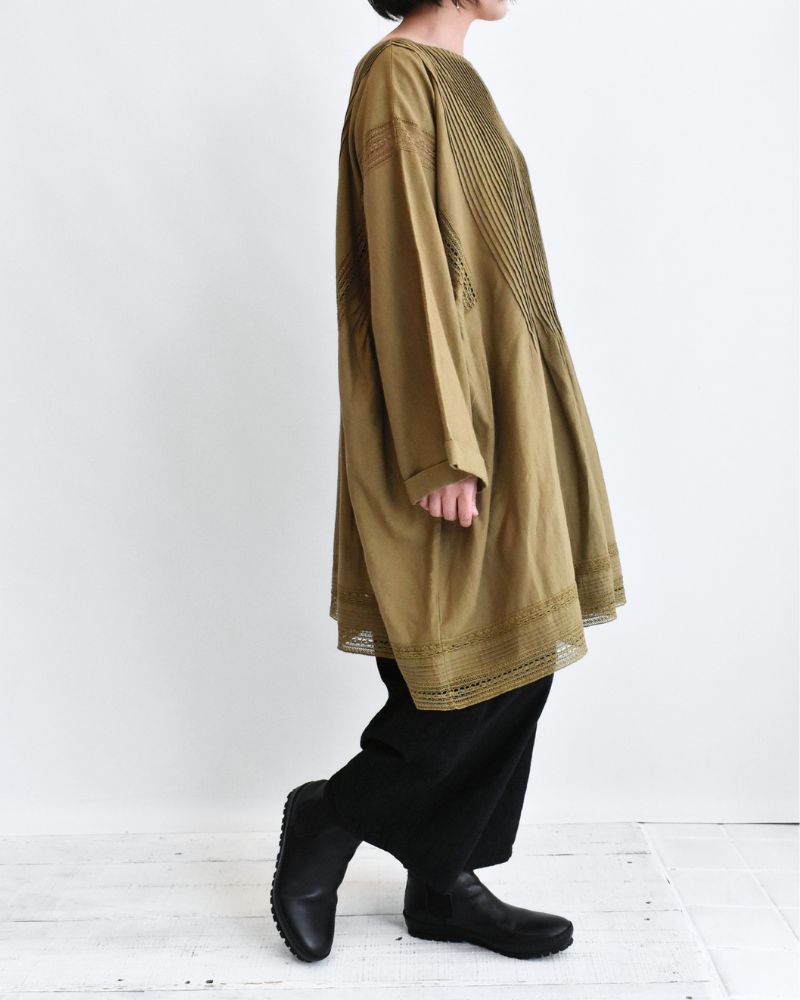 【予約】 F/W RS 025 2Wayピンタックチュニック（10月初旬 - 10月中旬）