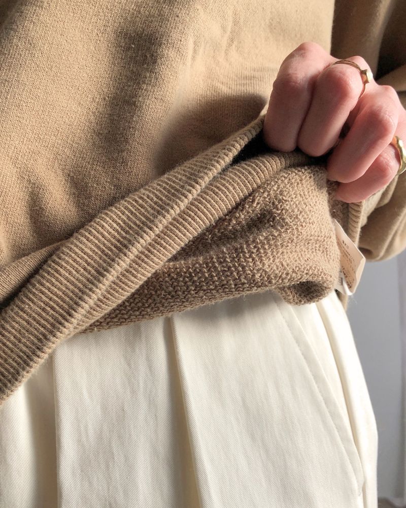 SWEAT SHIRT BrownCamel