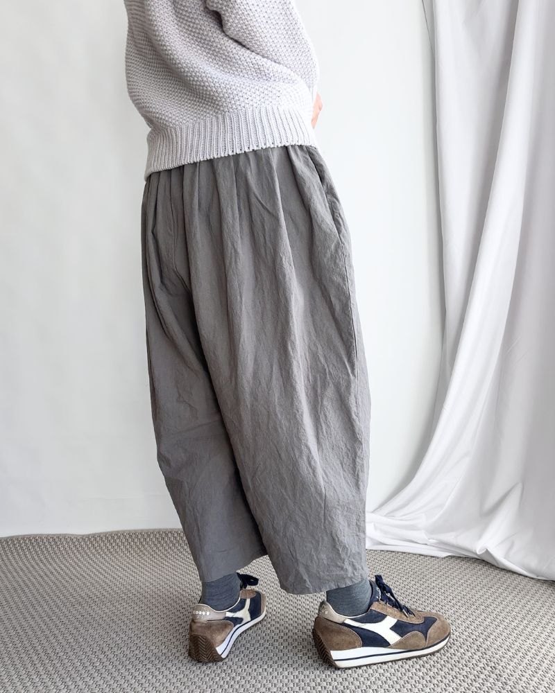 カミーユ キャンバス タックパンツ Gray