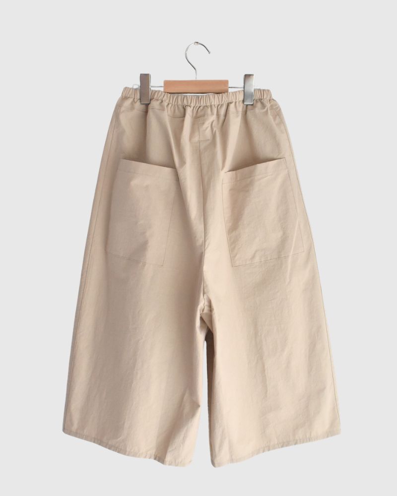 ヴィンテージコットン オーバルパンツ Beige